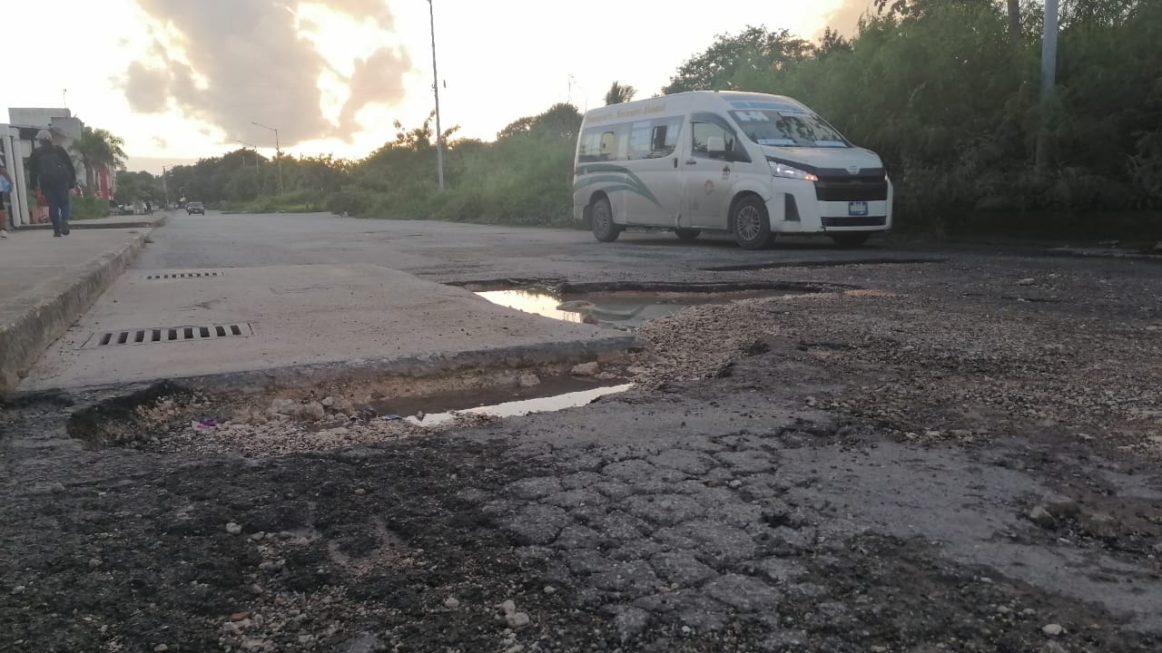 Baches aparecen en Cancún tras las lluvias