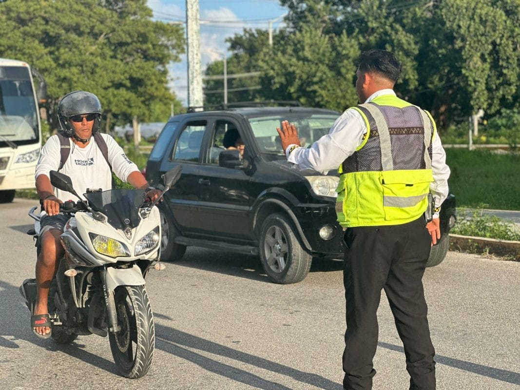 motos3 “Operativo de Seguridad Vial a Motociclistas” en Cancún, será permanente