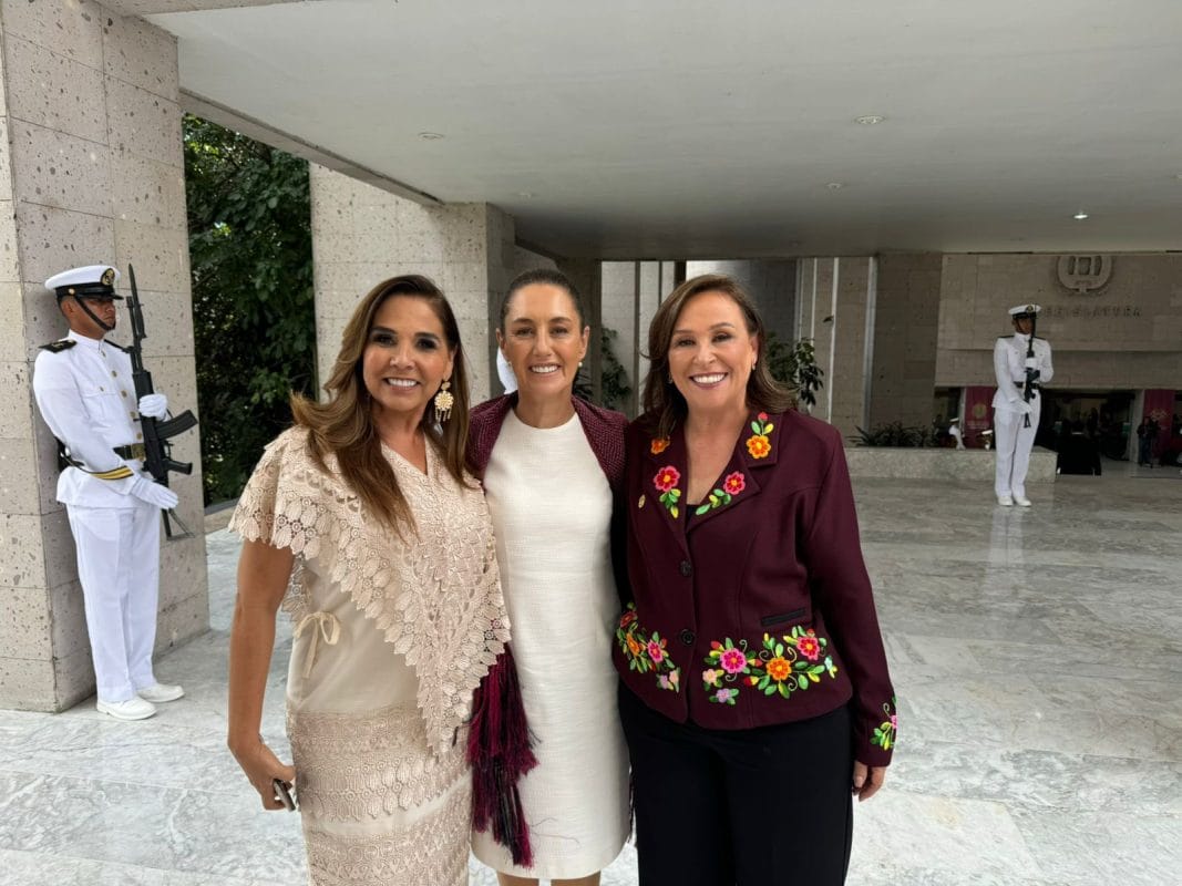 Mara Lezama asiste a toma de protesta de Rocío Nahle como gobernadora de Veracruz