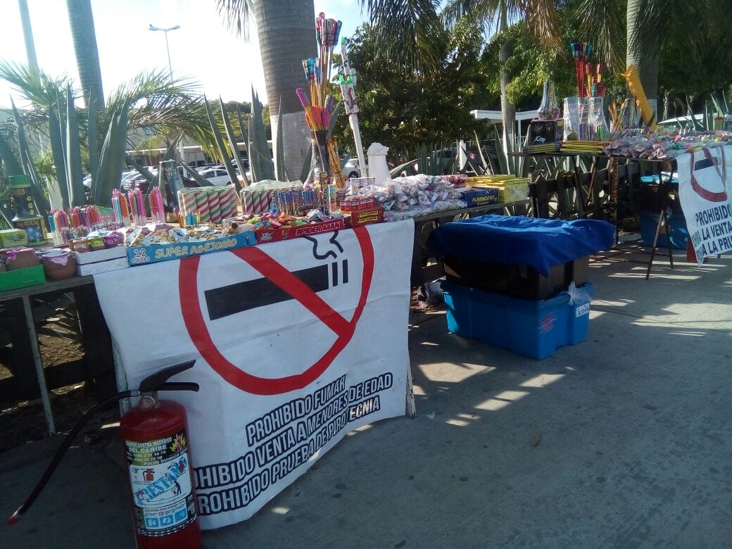 Activan los operativos de Protección Civil en Cancún por pirotecnia