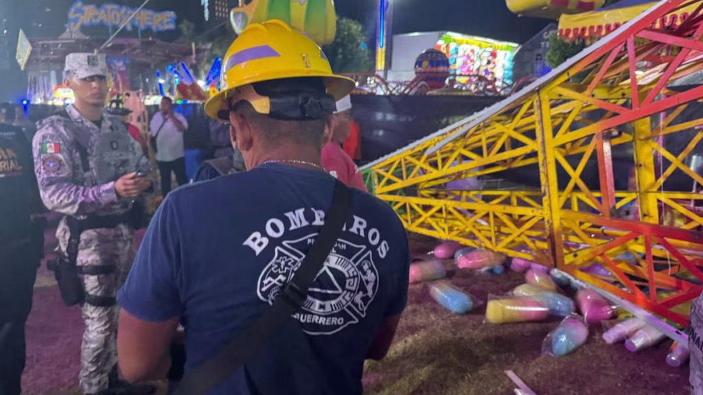 Colapso en Feria de Acapulco: ¿Qué pasó con el juego mecánico “Torre Eiffel”?