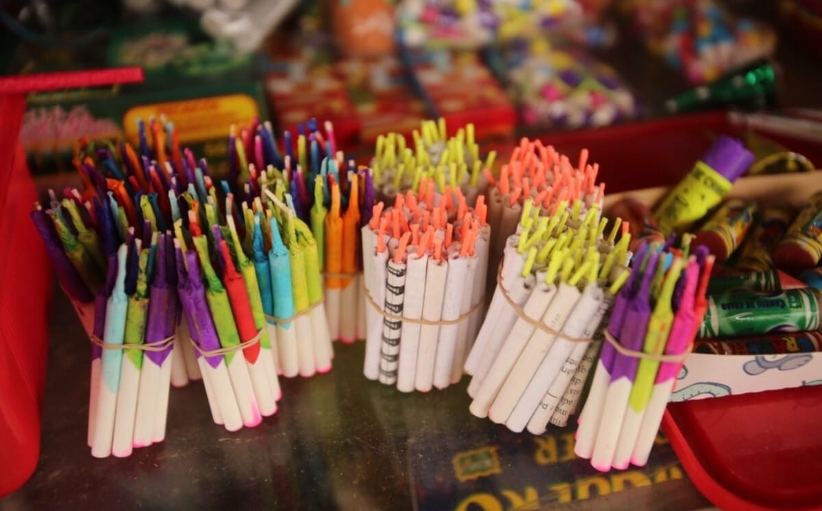 Venta de pirotécnia en Cancún a través de redes sociales