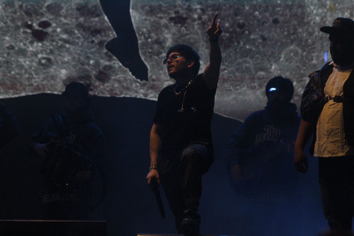 tito3 Tito Double P estrenó el Poliforum de Cancún con concierto bélico