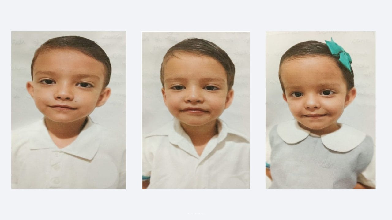 Se desaparecen tres hermanitos en Playa del Carmen Se desaparecen tres hermanitos en Playa del Carmen