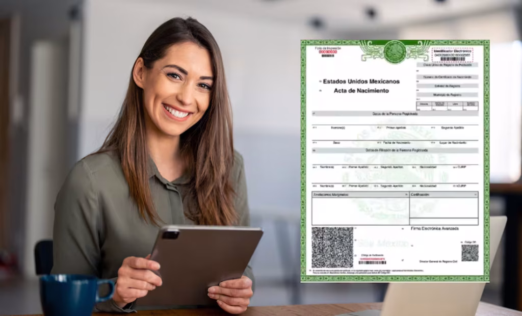 Acta de nacimiento certificada 2025: guía práctica para tramitarla en línea