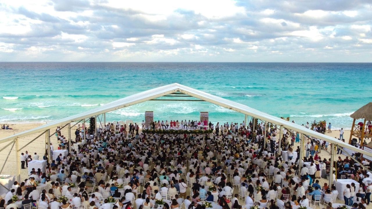 El jueves inicia el registro y recepción de documentos para las Bodas Colectivas de Cancún