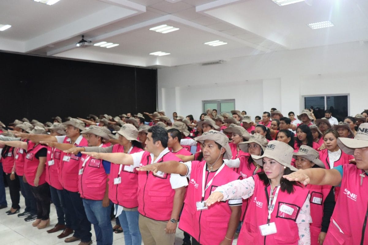 ine trabajadores eleccion poder judicial qroo 2