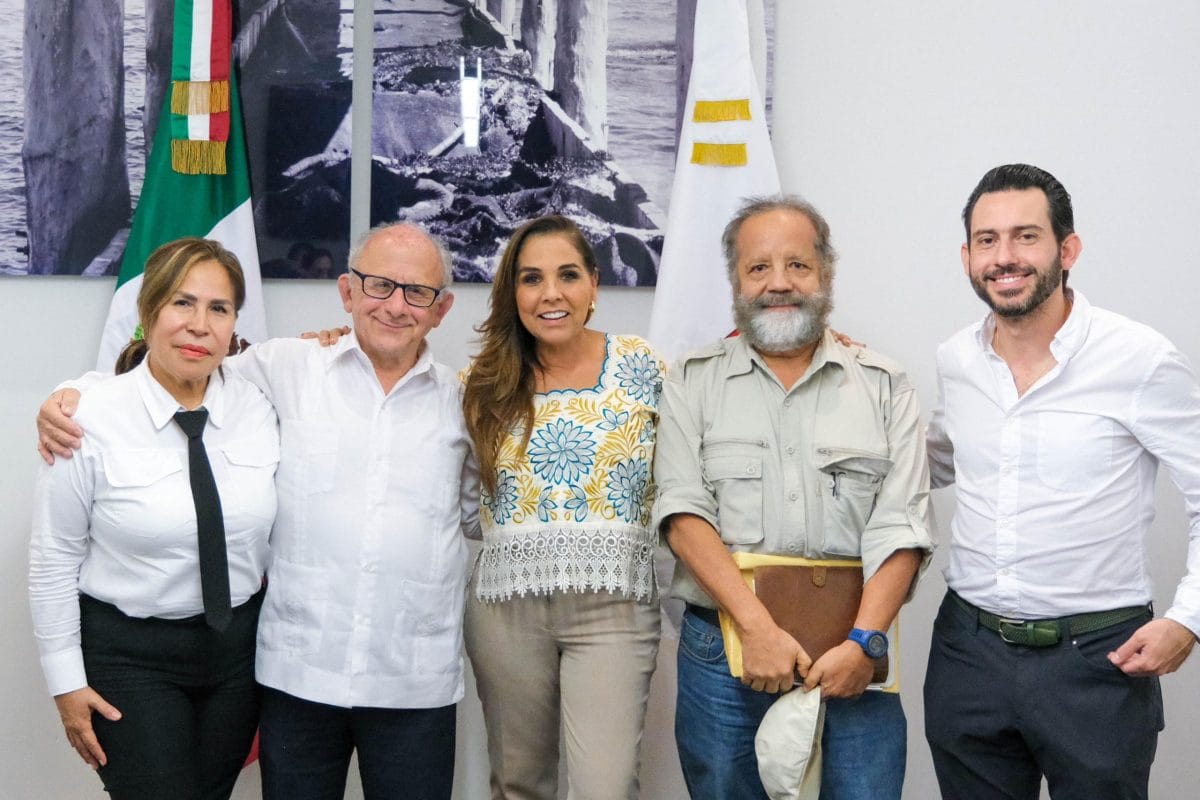 Revisan Mara Lezama y director del INAH, Diego Prieto, alcances de PROMEZA