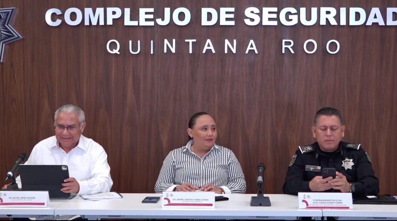 seguridad Revelan avances en seguridad durante conferencia en Quintana Roo