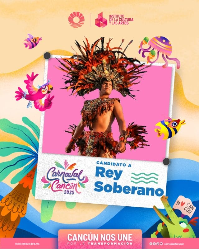 22 participarán para ser reyes del Carnaval Cancún 2025