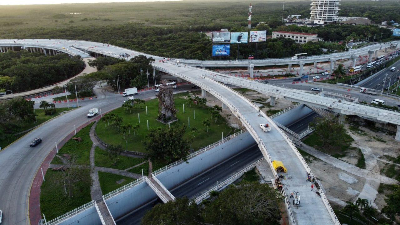 Puente Nichupté; recta final en la zona urbana y refuerzo de obras en la laguna