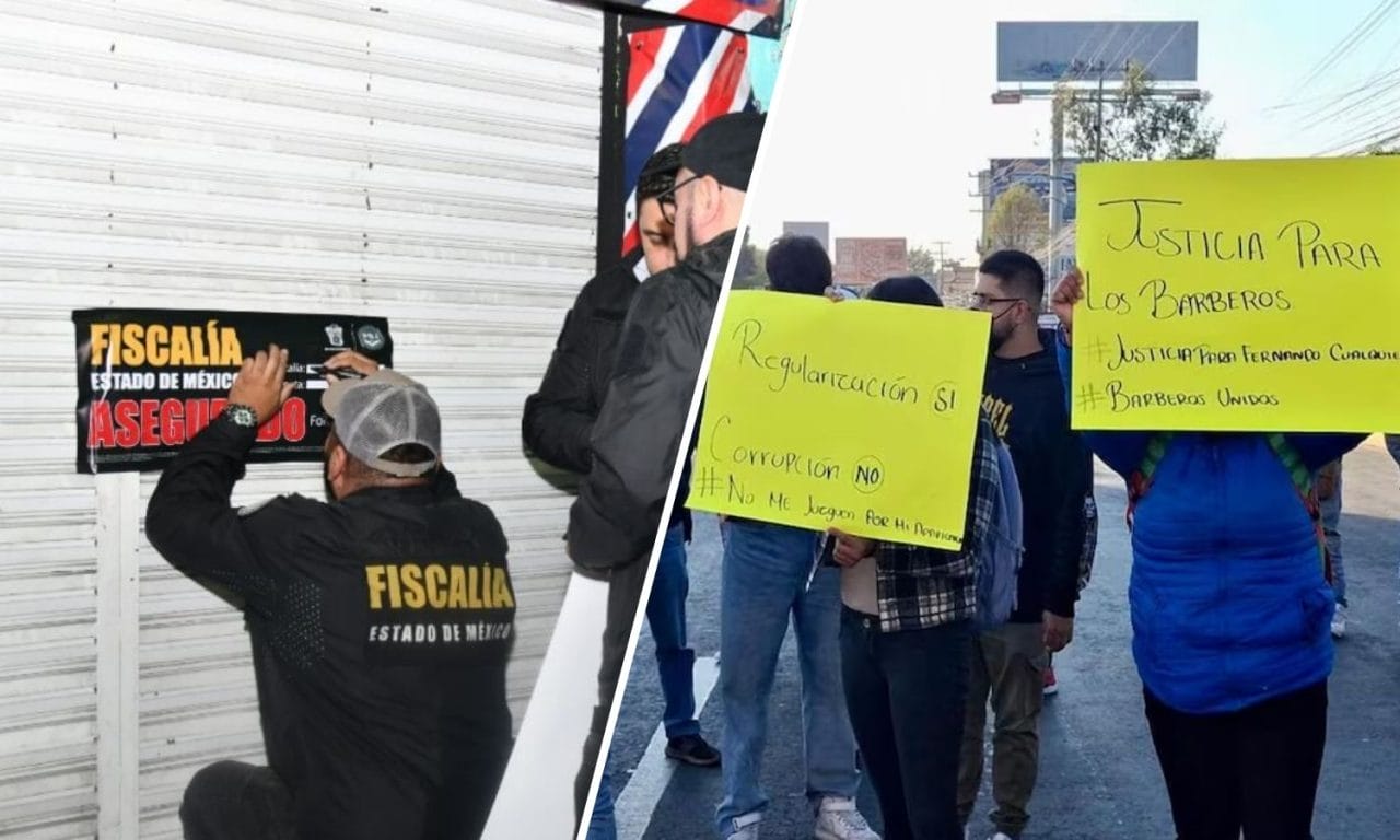 Barbershop Owners Protest Business Closures in Mexico State