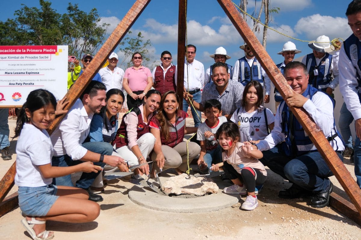Inauguran trabajos de construcción de nuevo parque Xiimbal en Cancún