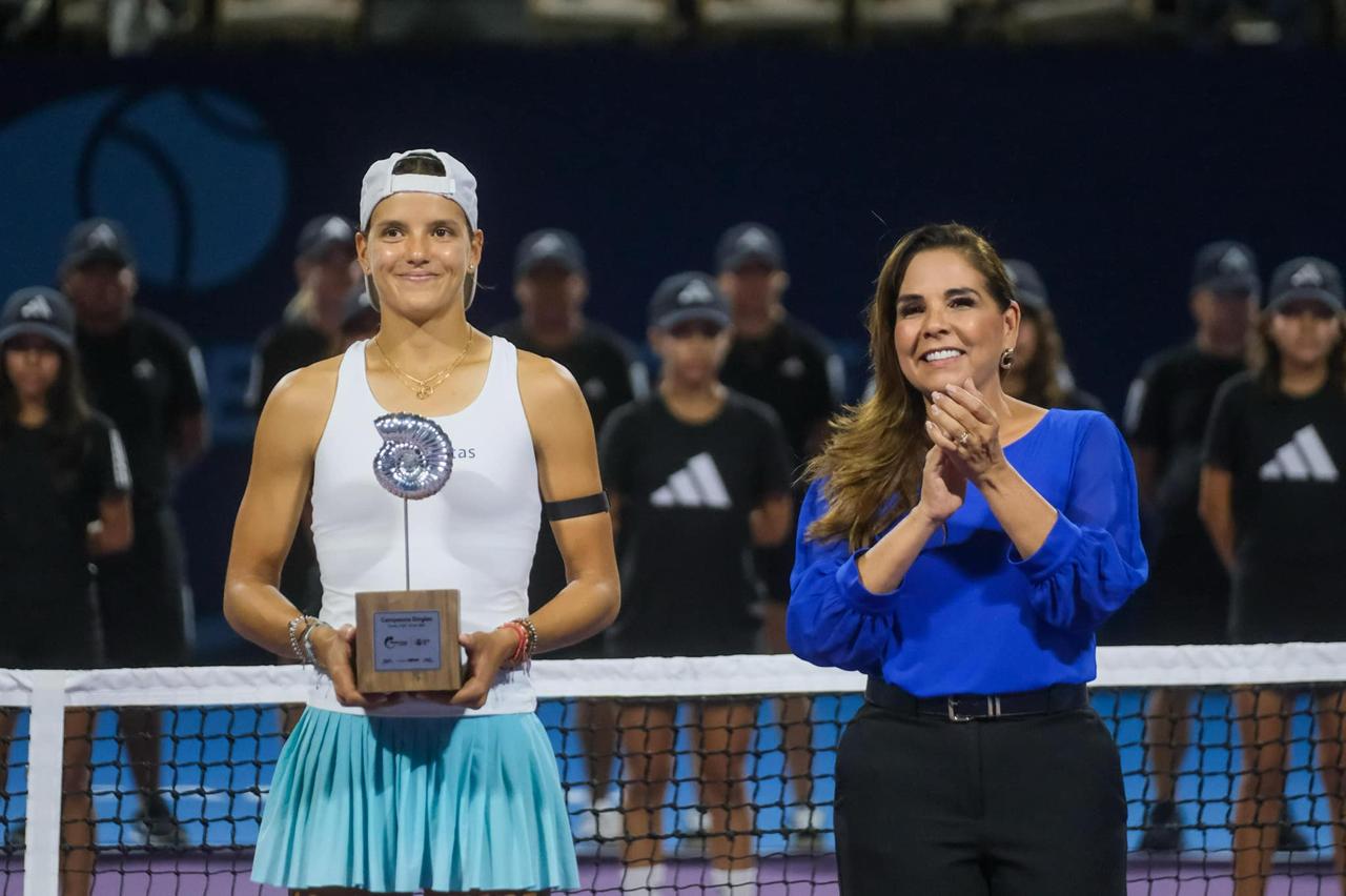 Ella es Emilia Arango, la campeona del Open Tennis Cancún WTA