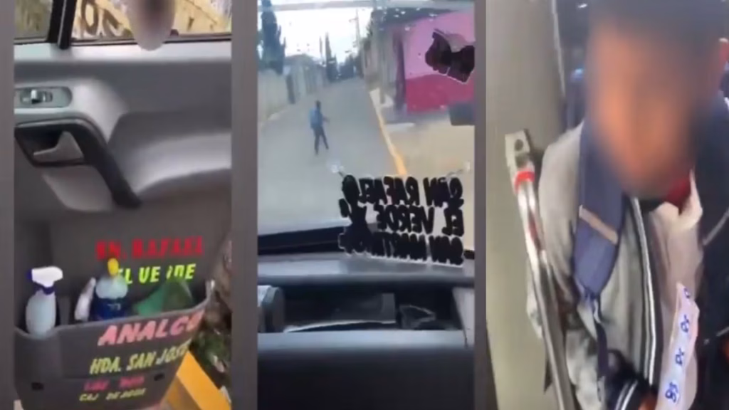 Investigan a choferes de transporte público en Puebla por acoso a un niño