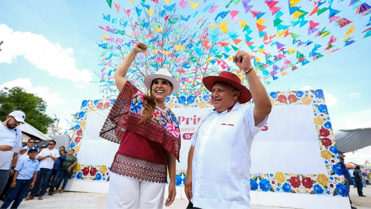 Cumple Mara Lezama con rehabilitación de sede de Expomor en José María Morelos Cumple Mara Lezama con rehabilitación de sede de Expomor en José María Morelos