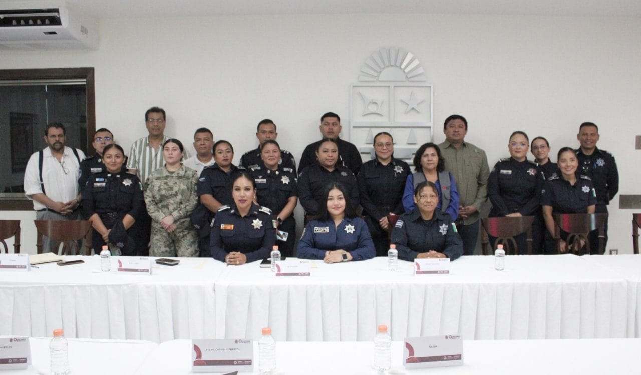 Refuerzan coordinación estatal y municipal para prevenir la violencia en Q. Roo
