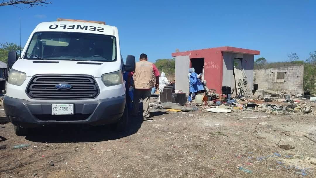 Hallan cadáver en descomposición en relleno sanitario de Umán