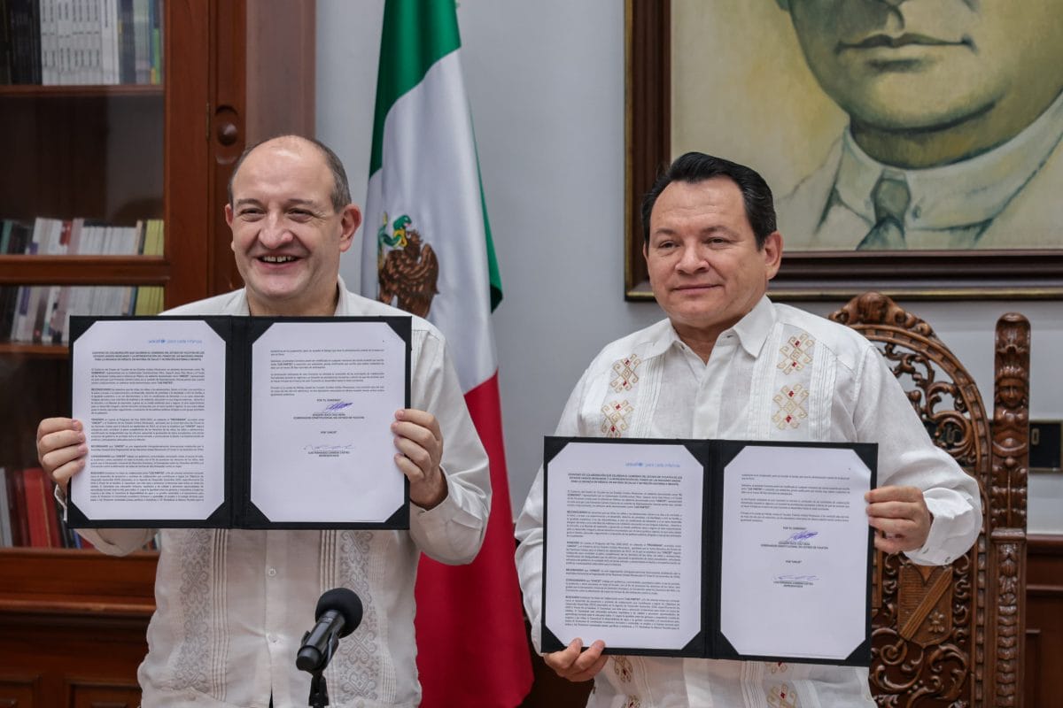 Gobierno y Unicef construirán comedores infantiles y Centros Renacimiento Gobierno y Unicef construirán comedores infantiles y Centros Renacimiento