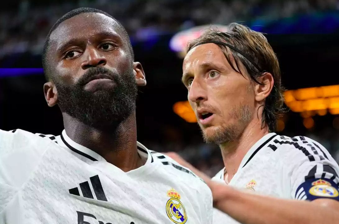 Modric Reprende a Rüdiger