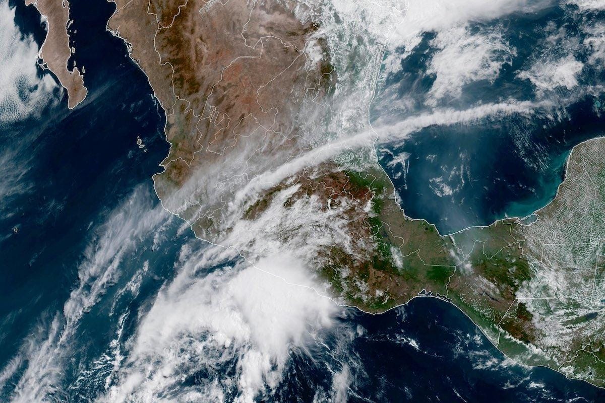 Depresión Tropical Uno-E Activa Alertas por Lluvias en México