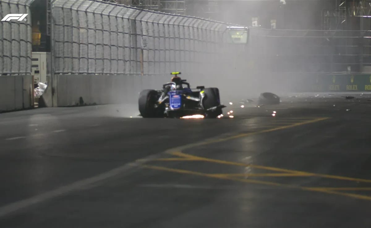 ¡Debut amargo! Franco Colapinto choca en Q2 y complica su estreno en Alpine