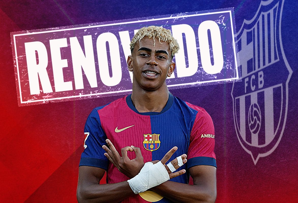 Lamine Yamal firma renovación con el Barcelona hasta 2031