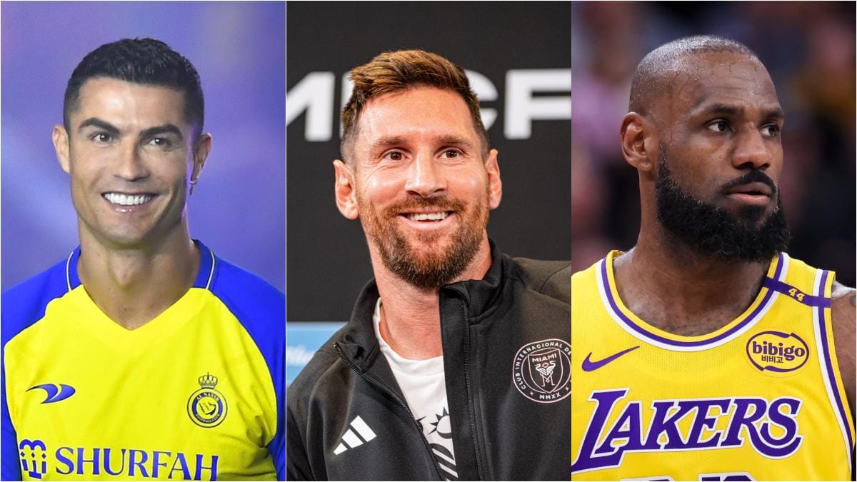 Messi, Cristiano y LeBron