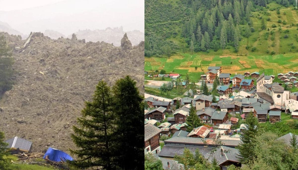 Tragedia en Suiza: El pueblo de Blatten devastado por colapso glaciar