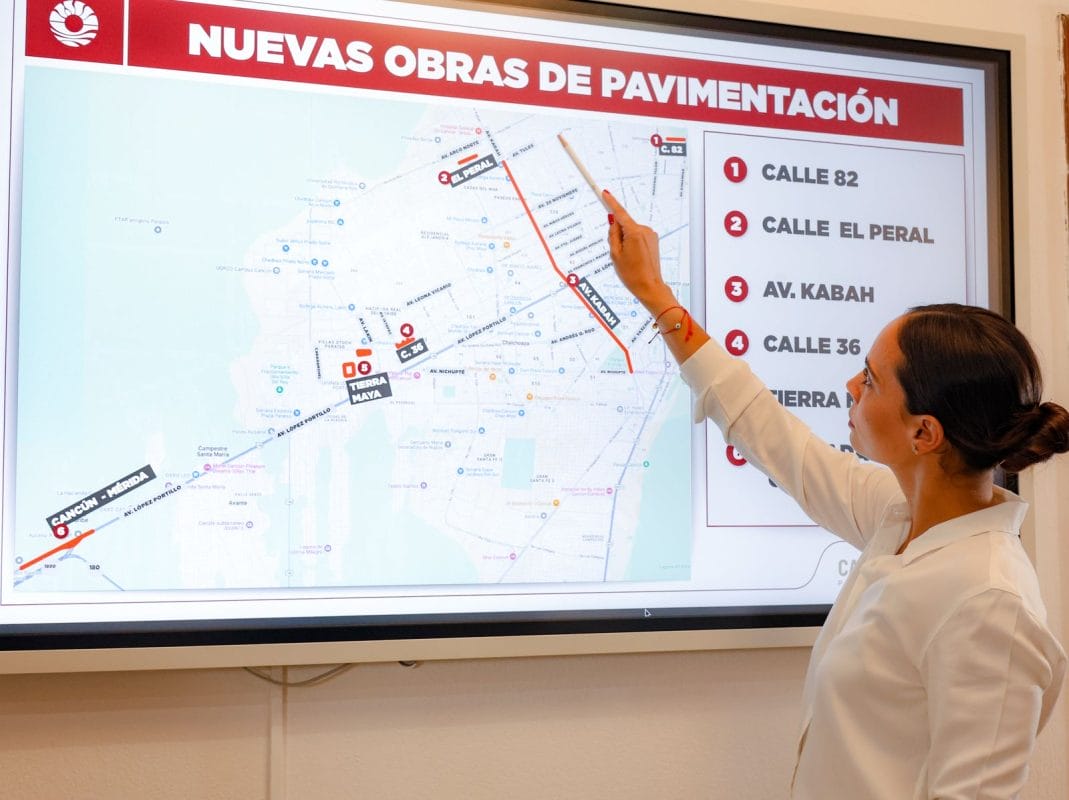 Cancún anuncia nuevas obras de repavimentación para mejorar la movilidad urbana
