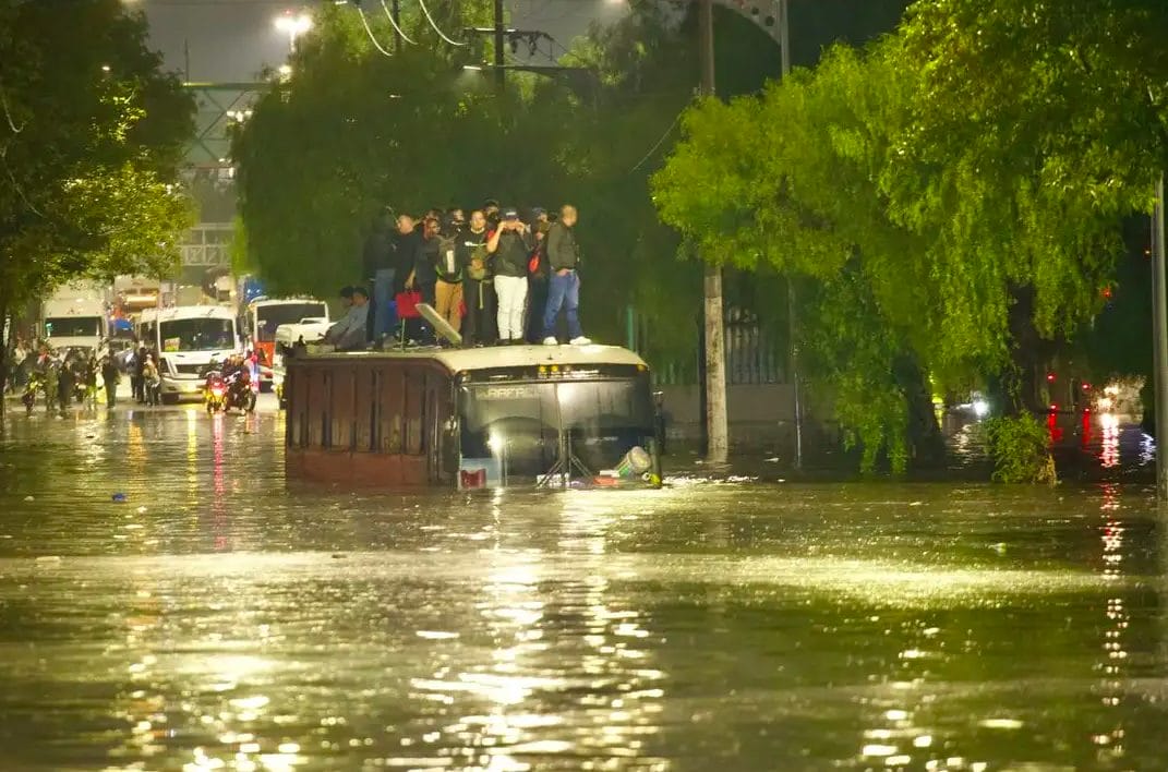 Inundaciones en Oriente de CDMX
