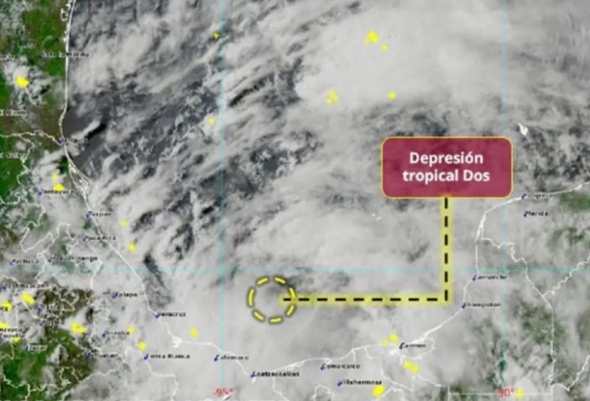 Depresion_tropical_Dos_veracruz Alerta: Depresión Tropical Dos amenaza a VeracruzAlerta: Depresión Tropical Dos amenaza a Veracruz