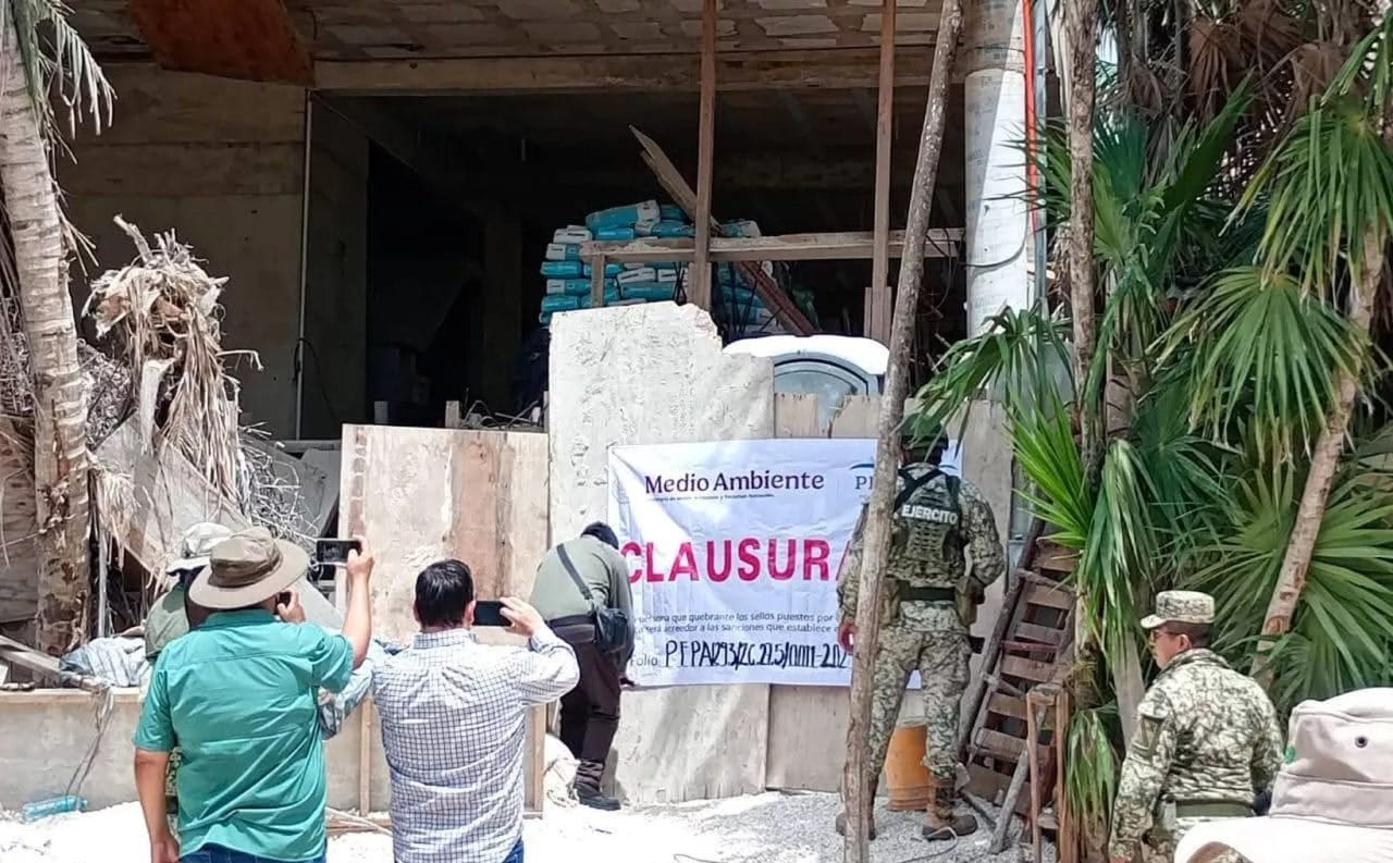 Ejército Apoya Clausura de Desarrollo Adamar en Tulum