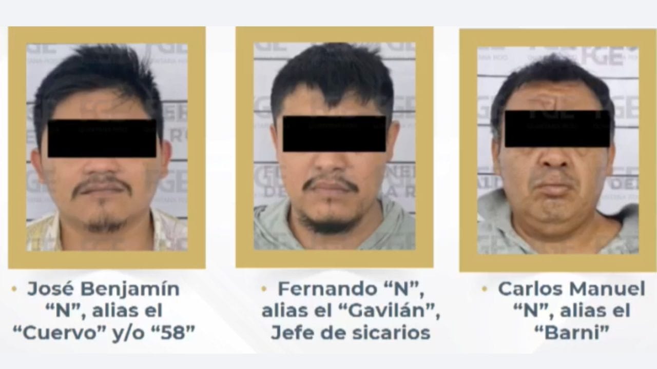 Capturan a 'El Cuervo' y su célula criminal que operaba en Tulum Capturan a 'El Cuervo' y su célula criminal que operaba en Tulum