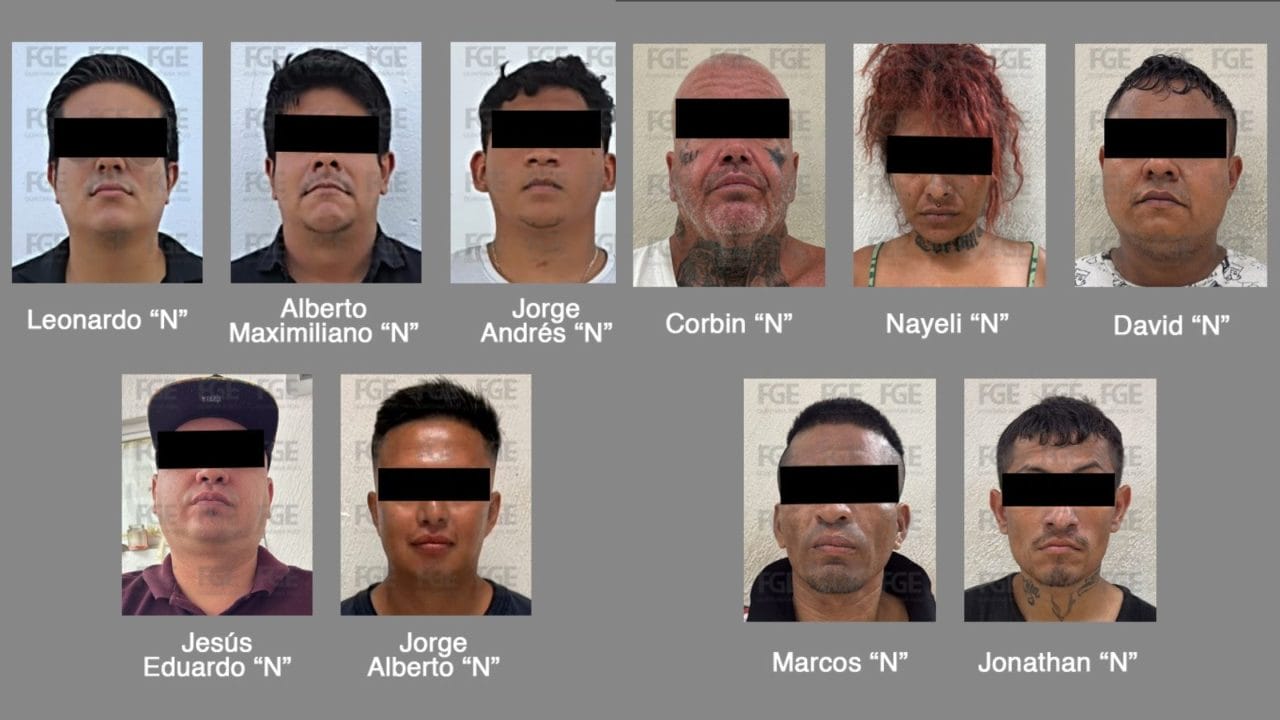 Vinculan a proceso a 10 por narcomenudeo en Playa del Carmen y Cancún Vinculan a proceso a 10 por narcomenudeo en Playa del Carmen y Cancún