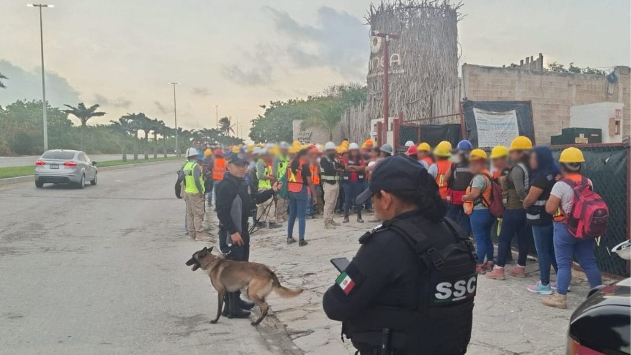 Refuerzan vigilancia en Hotel Riu Cancún con operativo Obra Segura de la SSC
