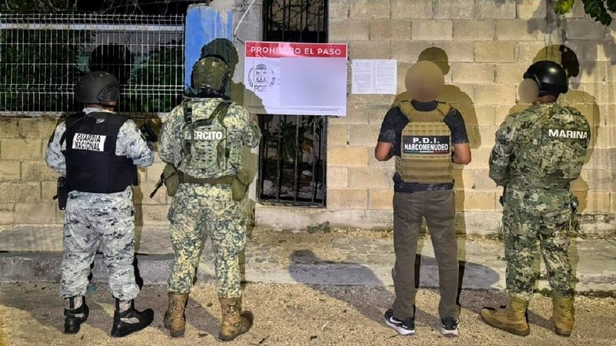 Golpe al narco en Cancún: FGE catea y asegura 3 inmuebles
