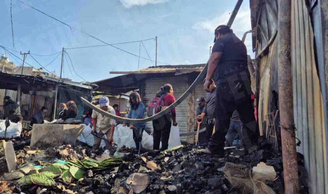 Incendio tianguis Chilpancingo: 20 comercios siniestrados, pérdidas hasta 350 mil