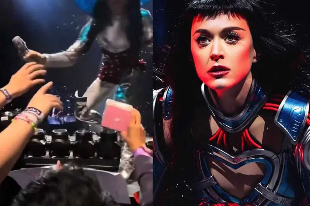 Katy Perry lanza regalo de fan en concierto y causa indignación global