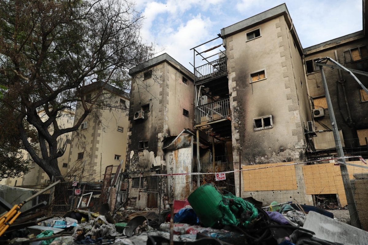 Kiryat_Shmona_destruccion_guerra_israel Mi casa ya no existe”: El drama de los evacuados del norte