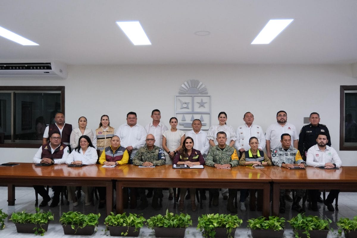 Instalan Comité de Protección Civil 2025 en Quintana Roo ante lluvias y ciclones