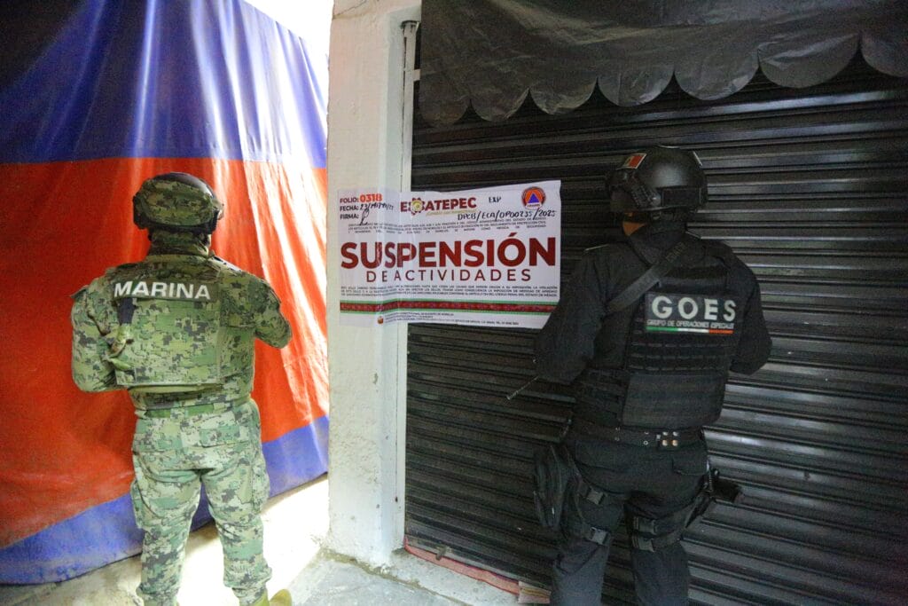Suspenden 4 'chelerías' irregulares en Ecatepec tras operativo