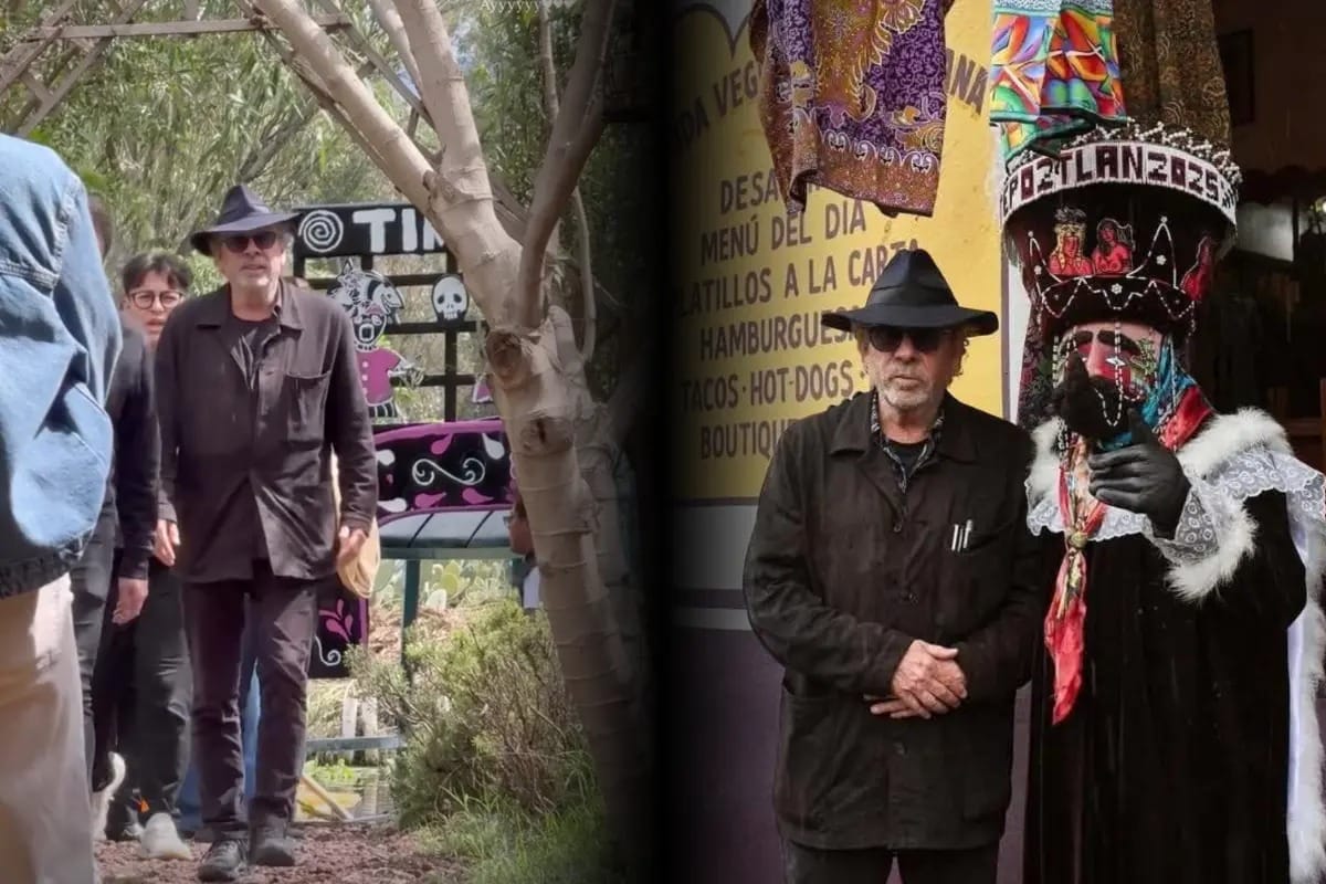 Tim Burton en Xochimilco Tim Burton, de paseo en trajinera por Xochimilco; causa sensación