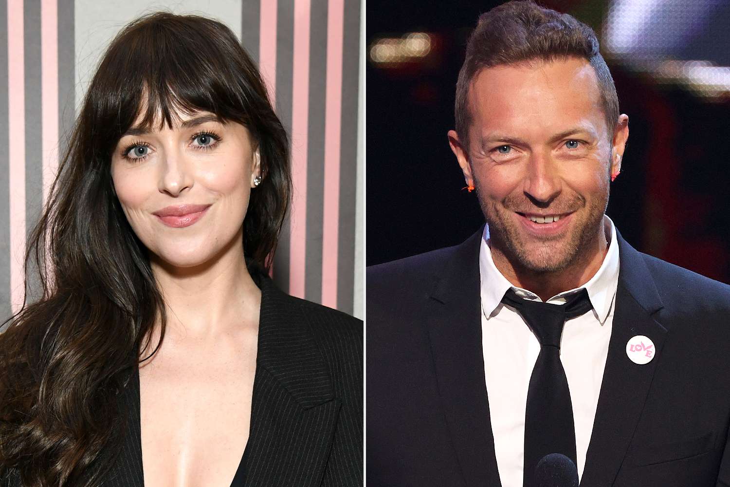 Dakota Johnson y Chris Martin