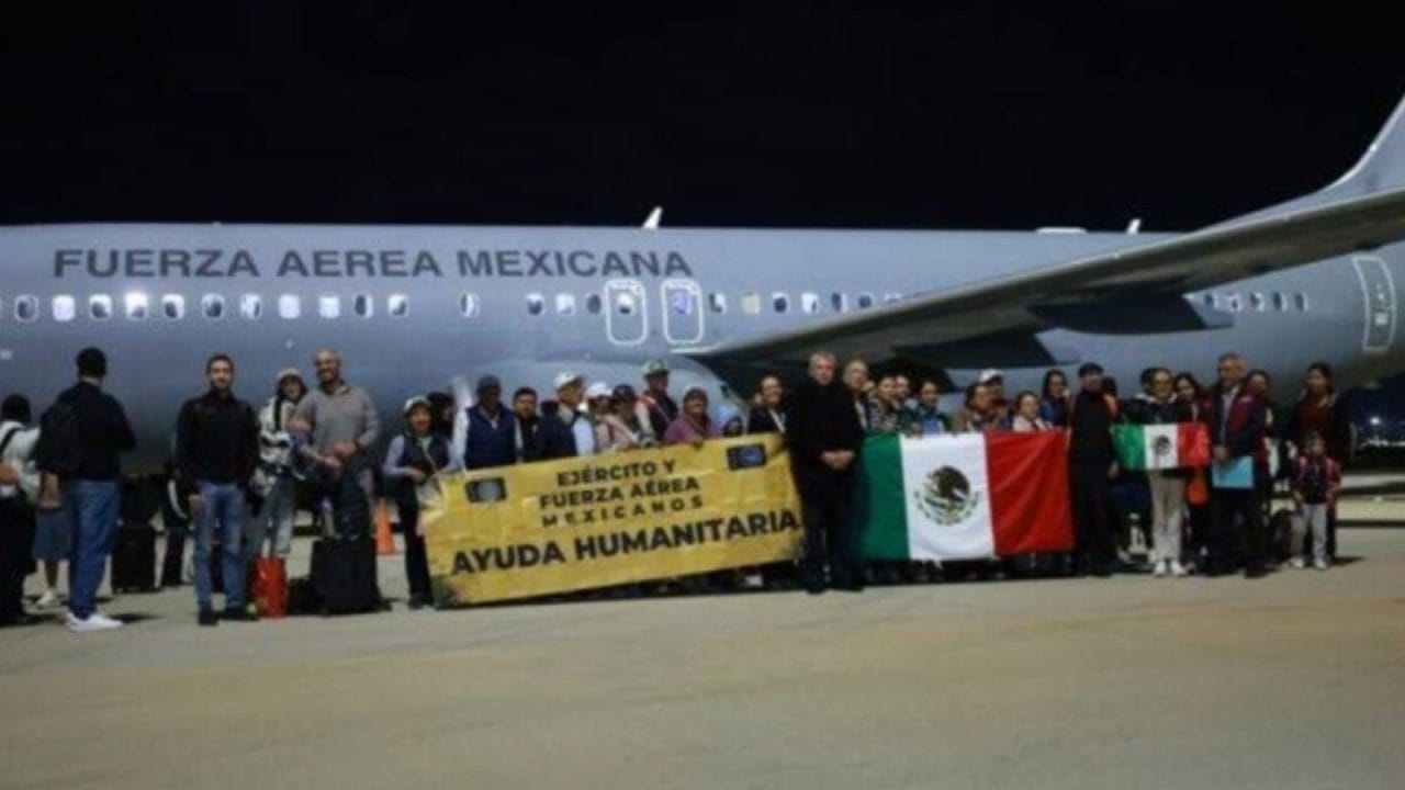 SRE evacúa a 175 mexicanos de zona de guerra en Medio Oriente