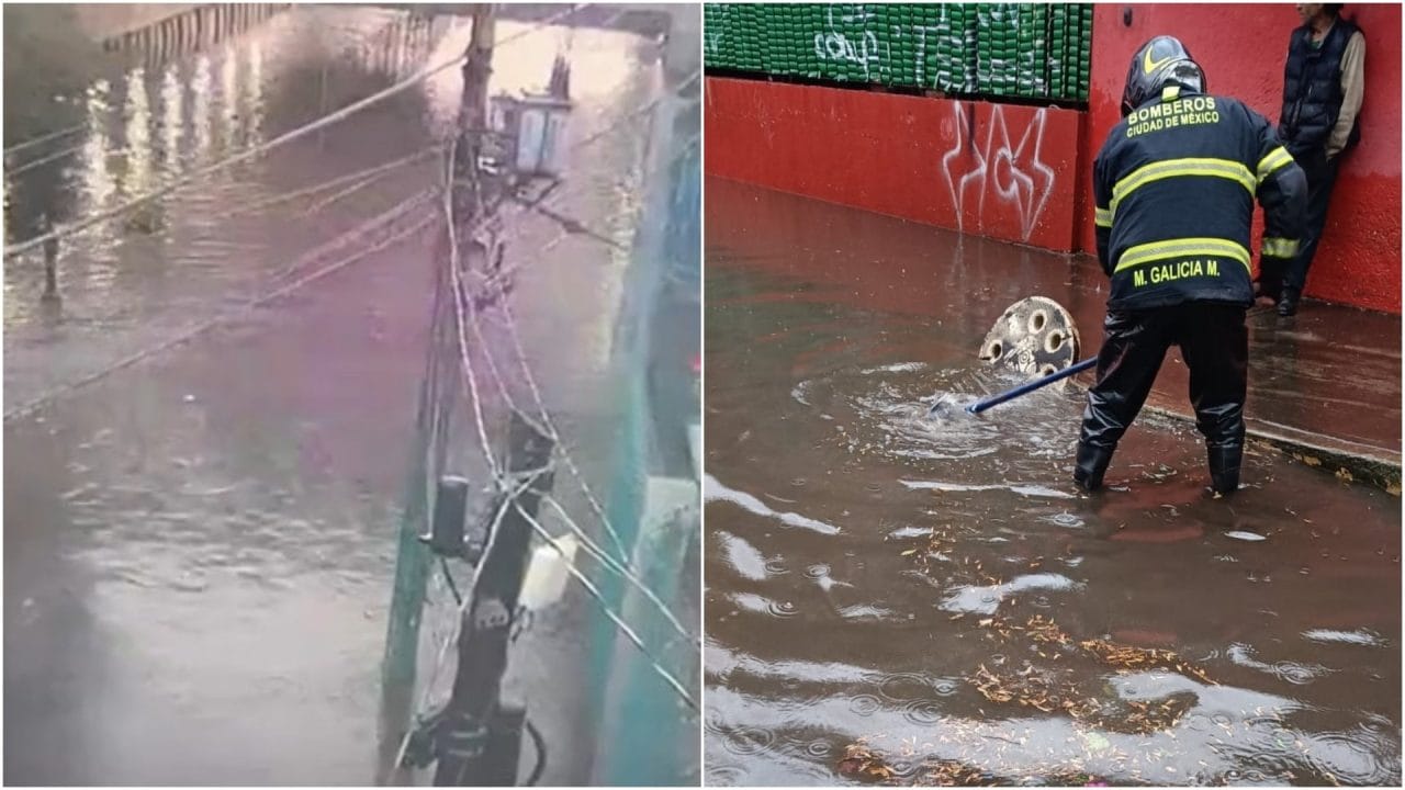 CDMX bajo el agua: inundaciones y caos por lluvias torrenciales