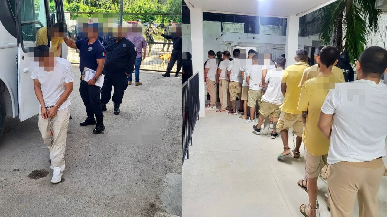l traslado masivo de reos en Cancún Traslado de reos: el plan para desmantelar el poder criminal
