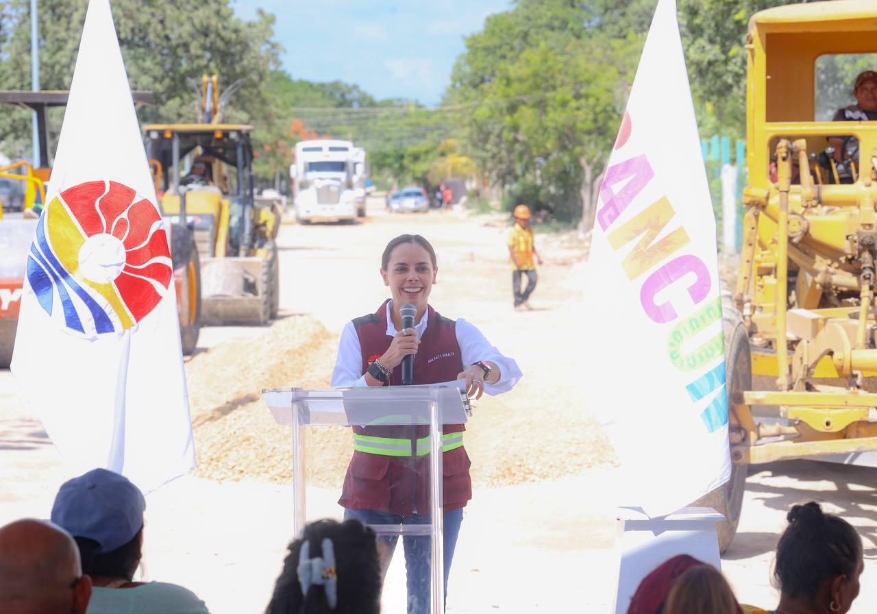 Arrancan obras de pavimentación en colonias recién municipalizadas de Cancún