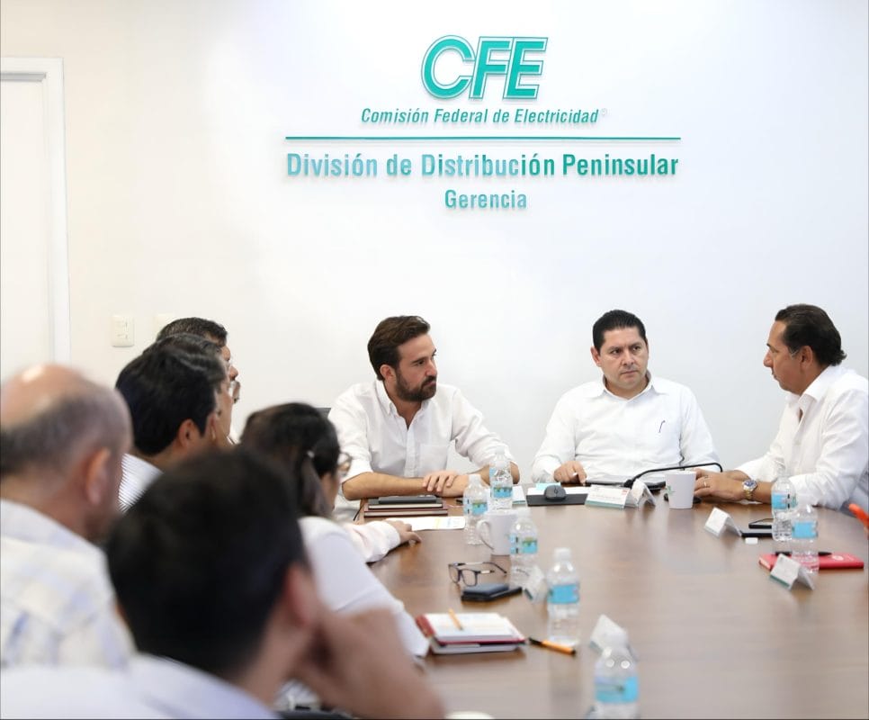 Yucatán y CFE inician mesas de trabajo para solucionar apagones