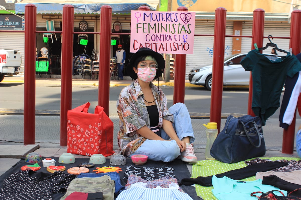 Venden sin intermediarios: Mercadita Feminista en Milpa Alta contra la violencia económica